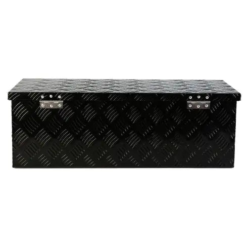 30 Inch Heavy Duty Black Aluminum 5 Bar Tread Tool Long Box Truck Pickup Trailer Toolbox Underbody Storage Lock Keys My Store