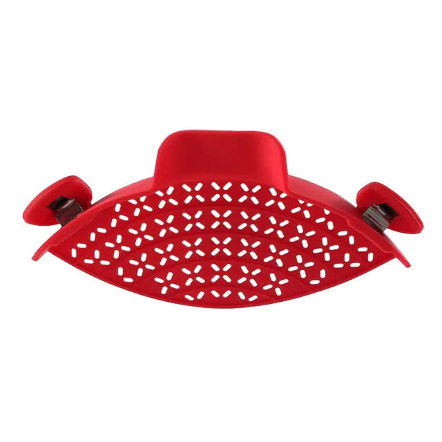 Silicone Clip-on Pan Pot Strainer Towed To Adventure