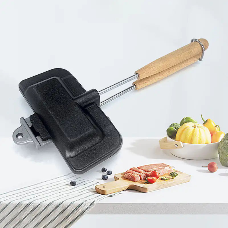 Double-Sided Non Stick Sandwich Baking Pan Towed To Adventure