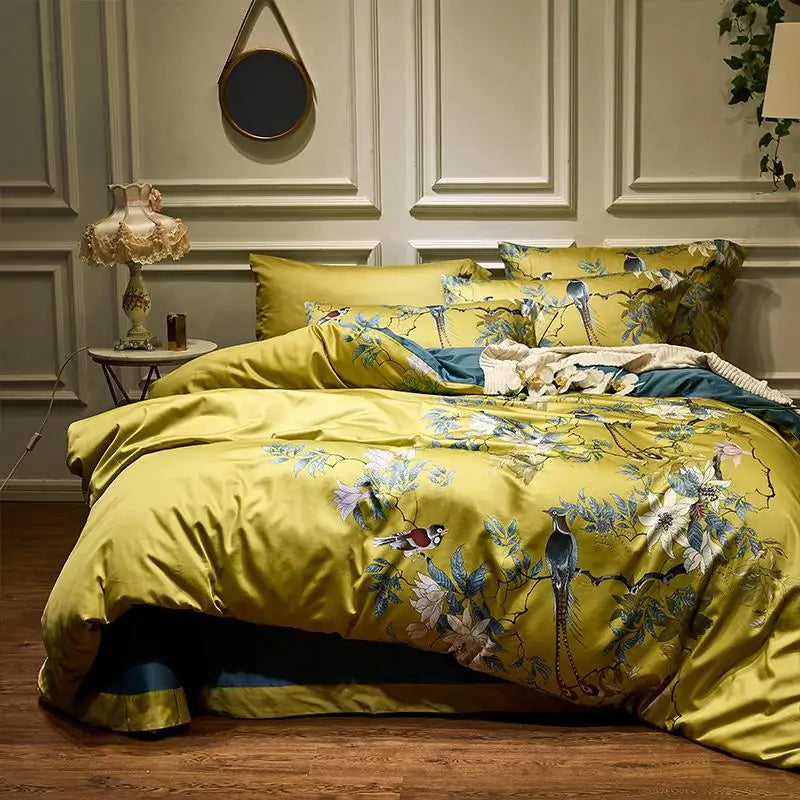 Premium Egyptian Cotton Silky Soft Duvet Cover Set Towed To Adventure