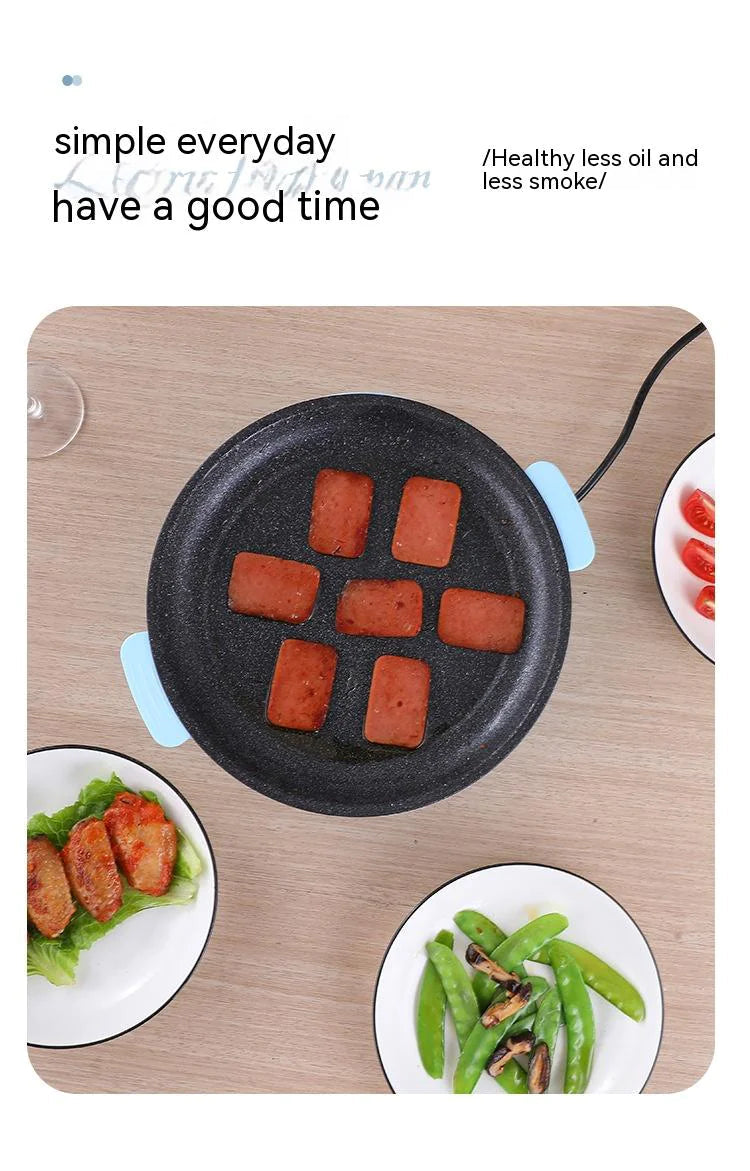 Compact Non-Stick Electric Griddle & Grill – Multi-Function Baking and BBQ Pan Towed To Adventure