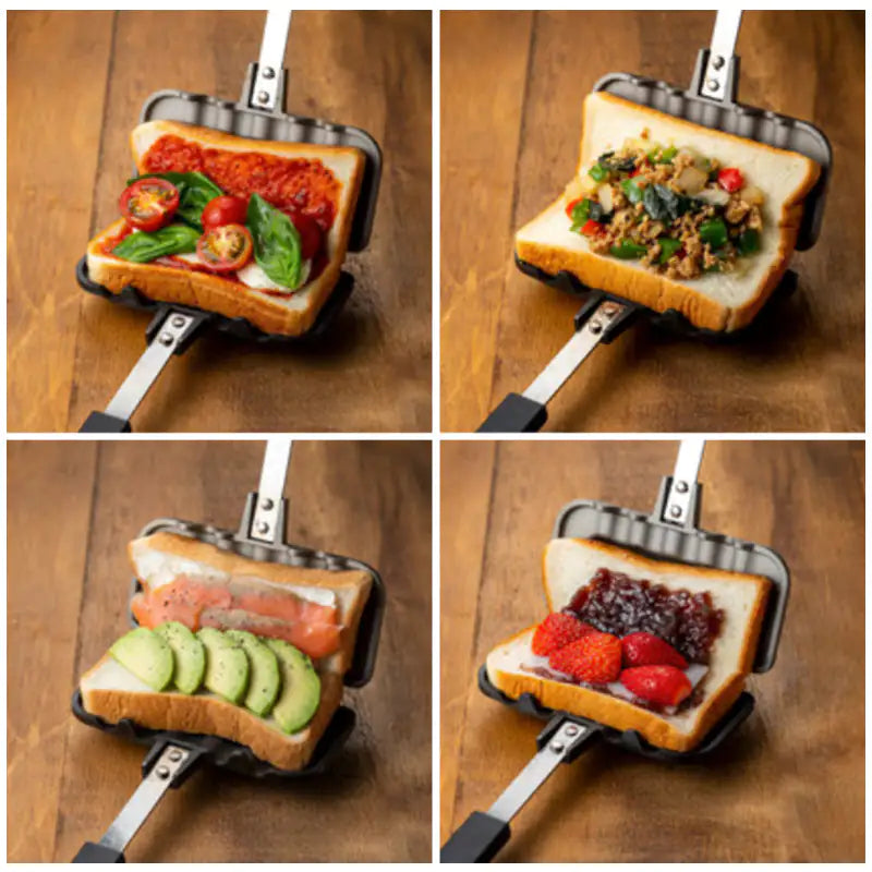 Double-Sided Non Stick Sandwich Baking Pan Towed To Adventure