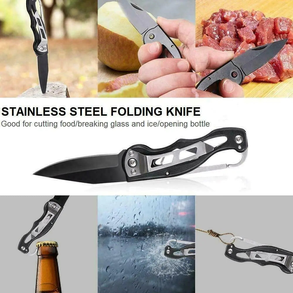 14 in 1 Outdoor Emergency Survival And Safety Gear Kit Camping Tactical Tools SOS EDC Case Towed To Adventure