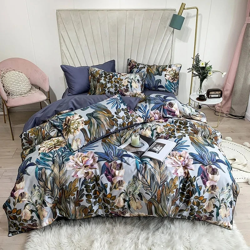 Premium Egyptian Cotton Silky Soft Duvet Cover Set Towed To Adventure