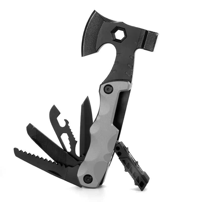 Outdoor Multifunctional Axe Camp Hammer Fire Lifesaving Axe Towed To Adventure