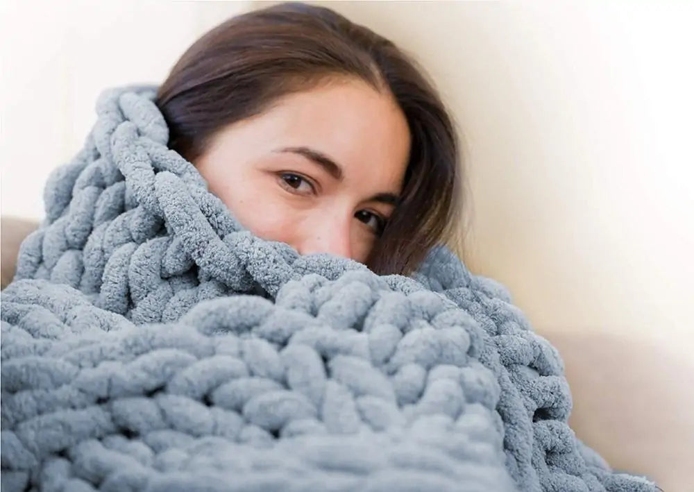 Yarn Knitted Blanket Towed To Adventure