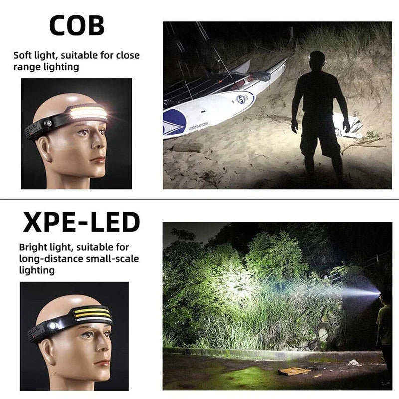 Bright Headlamp, Perfect for outdoor use! Towed To Adventure