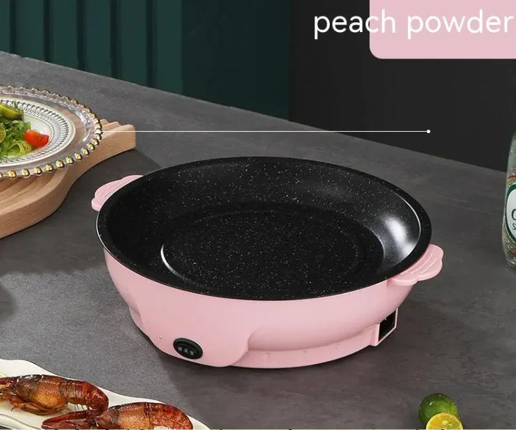 Compact Non-Stick Electric Griddle & Grill – Multi-Function Baking and BBQ Pan Towed To Adventure
