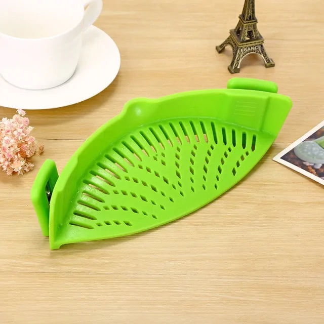 Silicone Clip-On Strainer Towed To Adventure