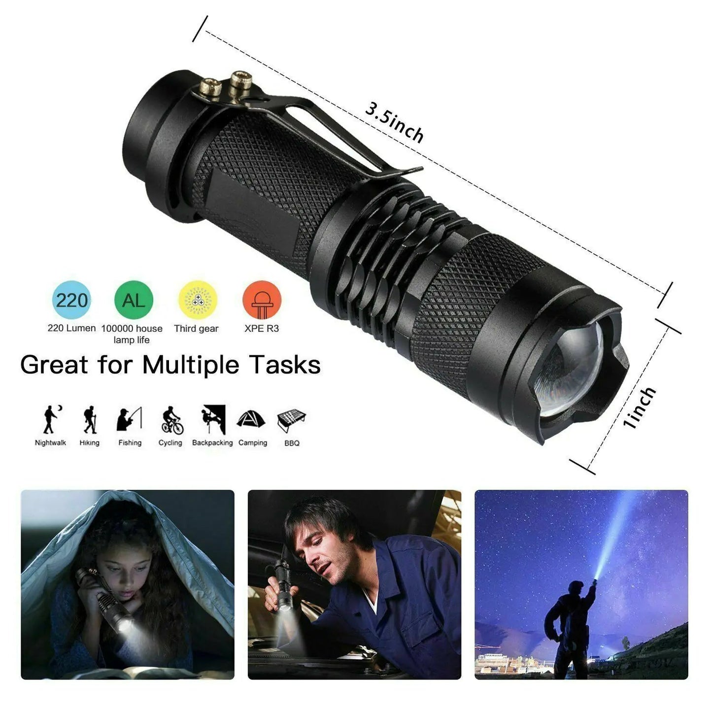 14 in 1 Outdoor Emergency Survival And Safety Gear Kit Camping Tactical Tools SOS EDC Case Towed To Adventure