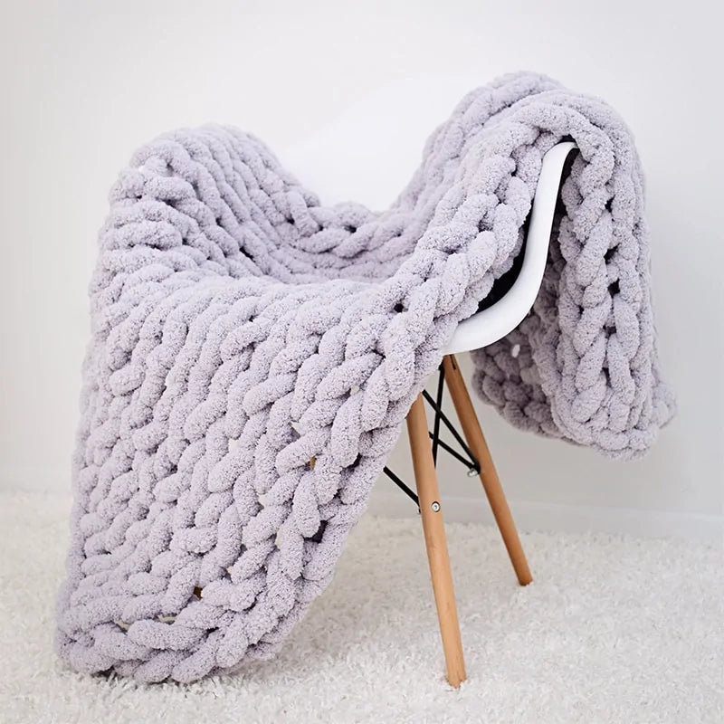 Yarn Knitted Blanket Towed To Adventure