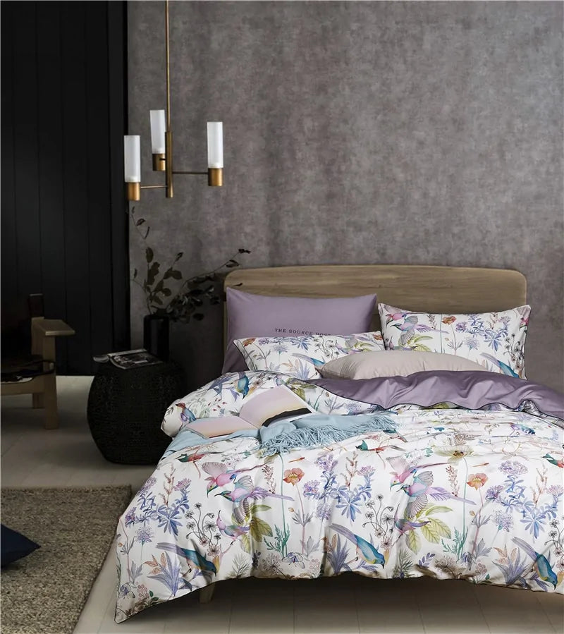 Premium Egyptian Cotton Silky Soft Duvet Cover Set Towed To Adventure