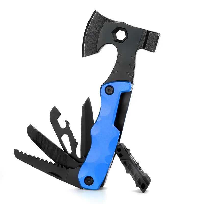 Outdoor Multifunctional Axe Camp Hammer Fire Lifesaving Axe Towed To Adventure