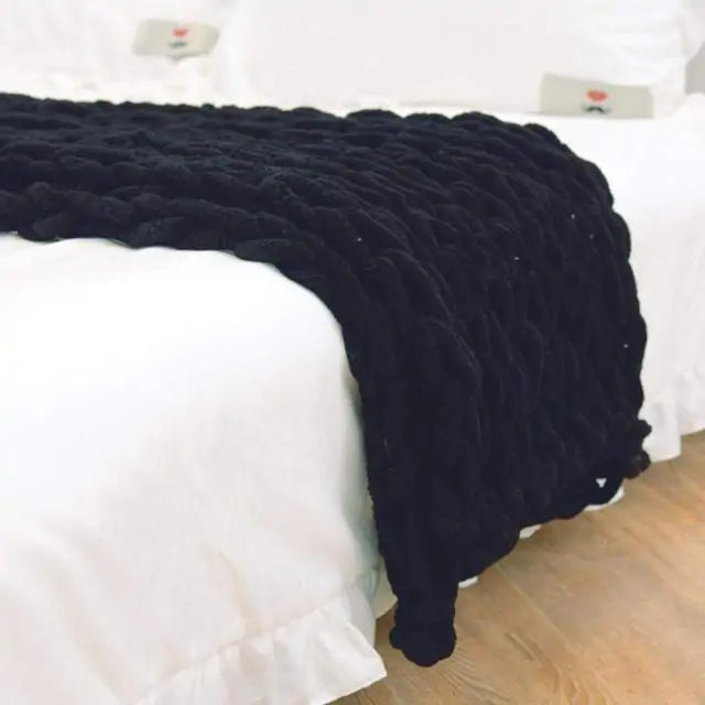 Yarn Knitted Blanket Towed To Adventure