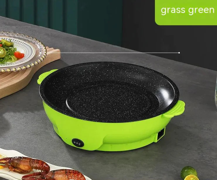 Compact Non-Stick Electric Griddle & Grill – Multi-Function Baking and BBQ Pan Towed To Adventure