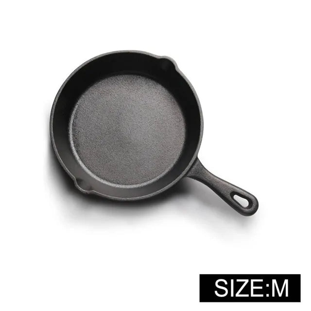 Cast Iron Non-Stick Frying Pan Towed To Adventure