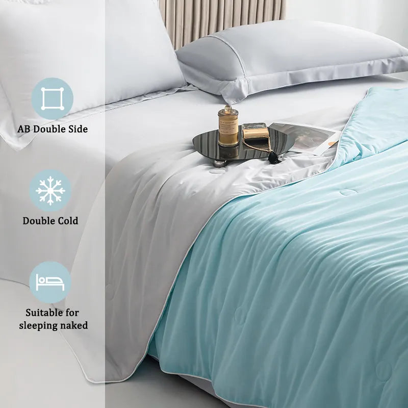 Smooth Air Condition Comforter Blankets Towed To Adventure