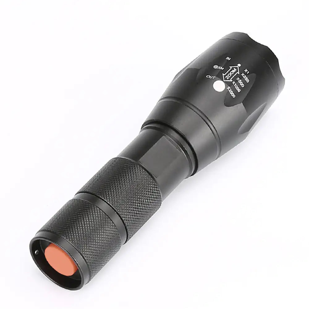 Portable Mini Flashlight LED ZOOM Torch Hunting Zoomable Flashlight Torch Light Towed To Adventure