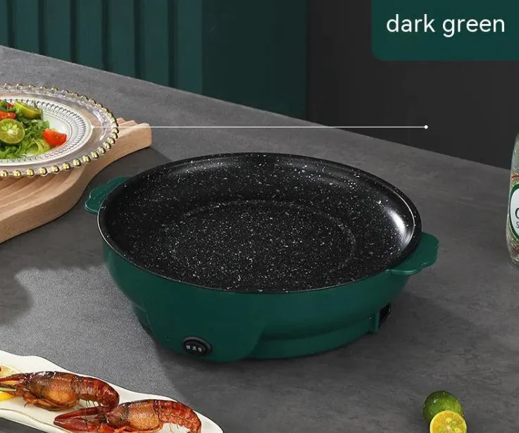 Compact Non-Stick Electric Griddle & Grill – Multi-Function Baking and BBQ Pan Towed To Adventure