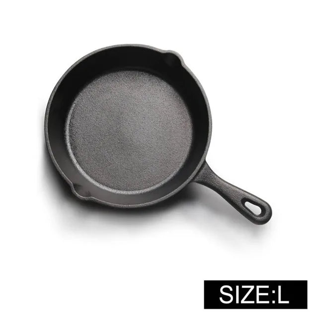 Cast Iron Non-Stick Frying Pan Towed To Adventure