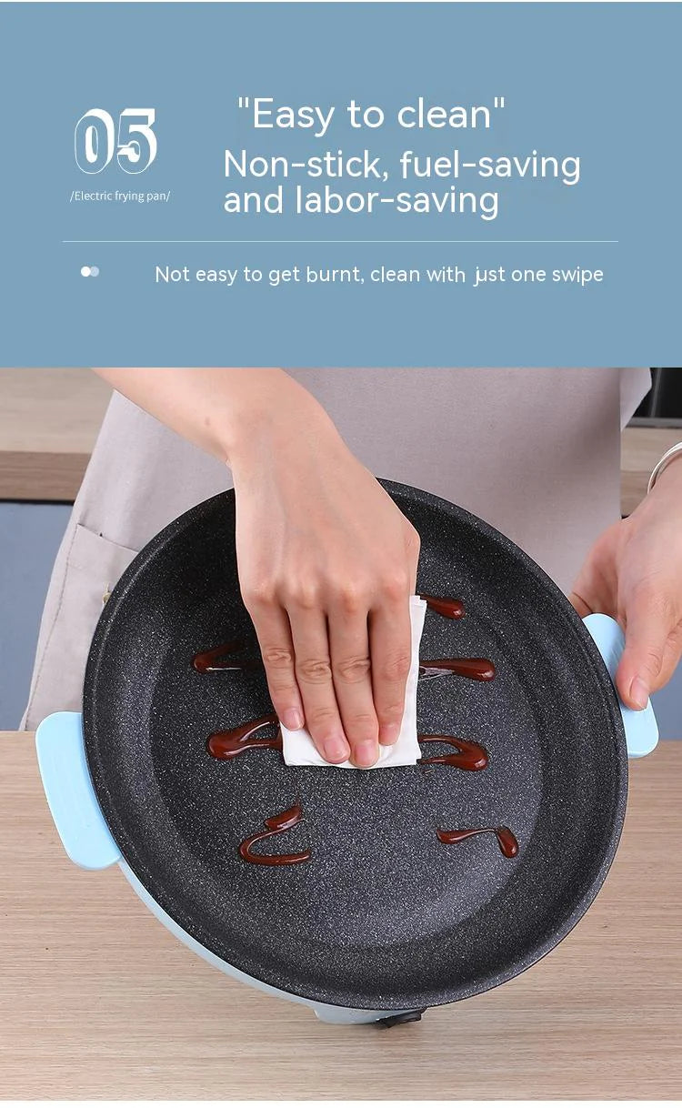 Compact Non-Stick Electric Griddle & Grill – Multi-Function Baking and BBQ Pan Towed To Adventure