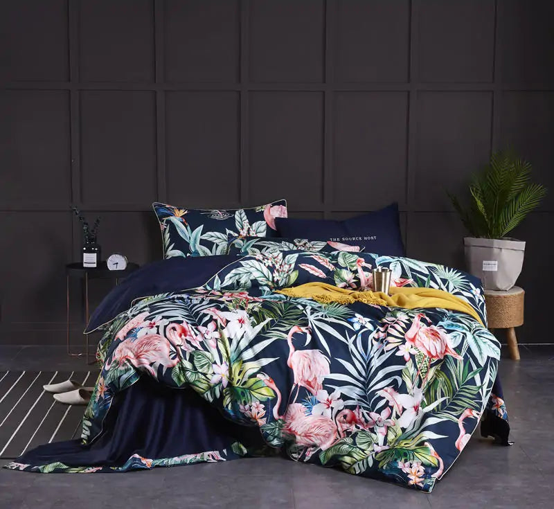 Premium Egyptian Cotton Silky Soft Duvet Cover Set Towed To Adventure