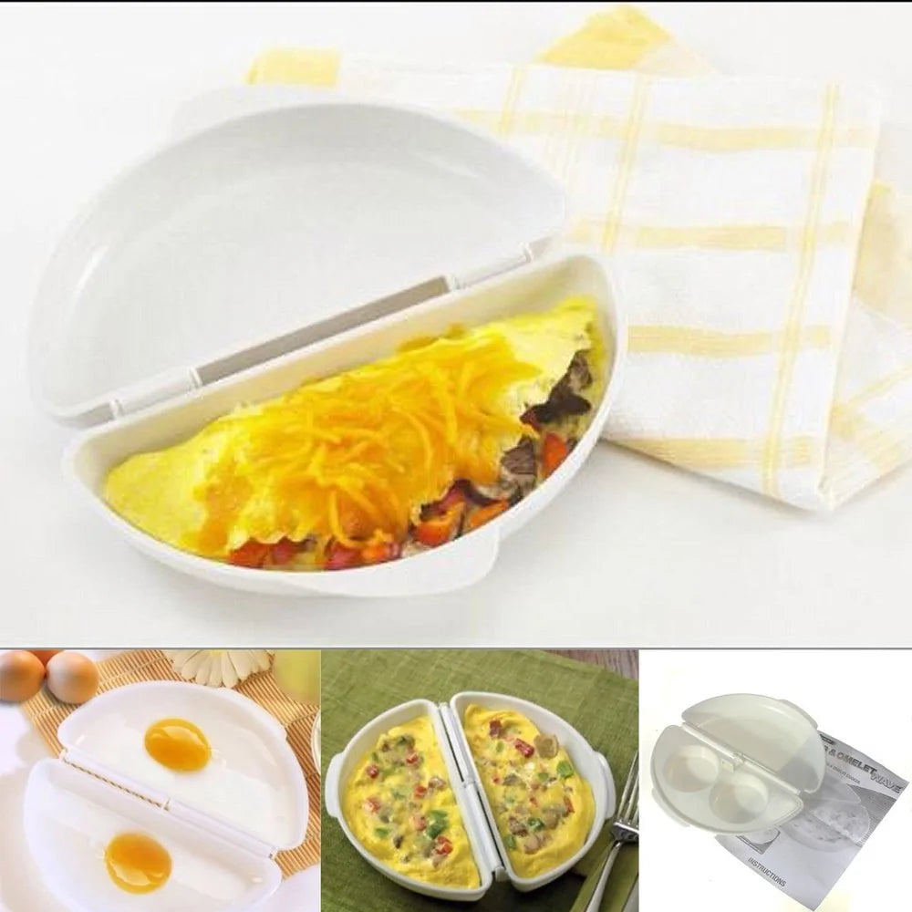 Microwave Omelet Cooker Pan Towed To Adventure