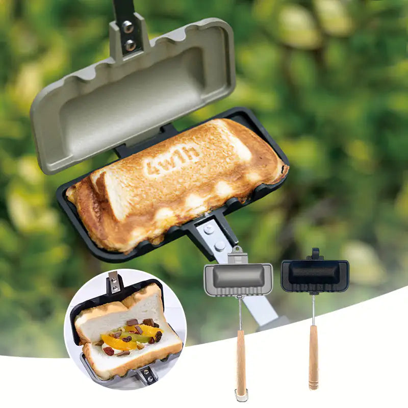 Double-Sided Non Stick Sandwich Baking Pan Towed To Adventure