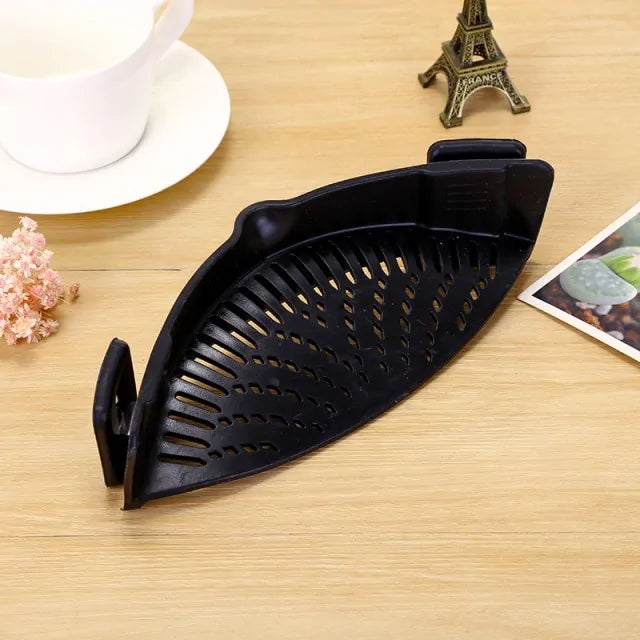Silicone Clip-On Strainer Towed To Adventure