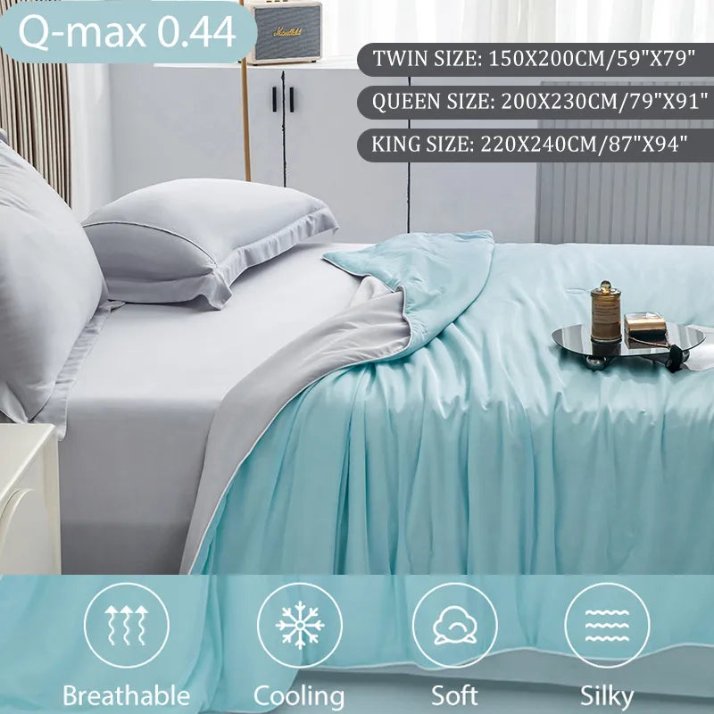 Smooth Air Condition Comforter Blankets Towed To Adventure