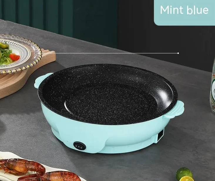 Compact Non-Stick Electric Griddle & Grill – Multi-Function Baking and BBQ Pan Towed To Adventure