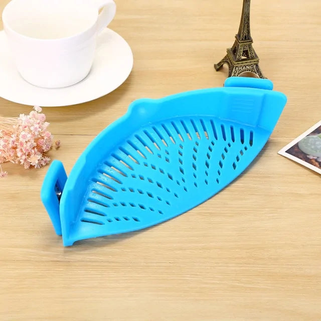Silicone Clip-On Strainer Towed To Adventure