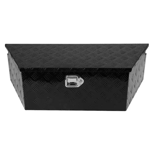 39 Inch Aluminum Utility Trailer Tongue Tool Box 5 Bar Tread Trailer Tongue Box Waterproof Under Truck Storage For Pick Up Truck Bed, RV Trailer, ATV With Lock & Keys 38.8x16.5x12 My Store