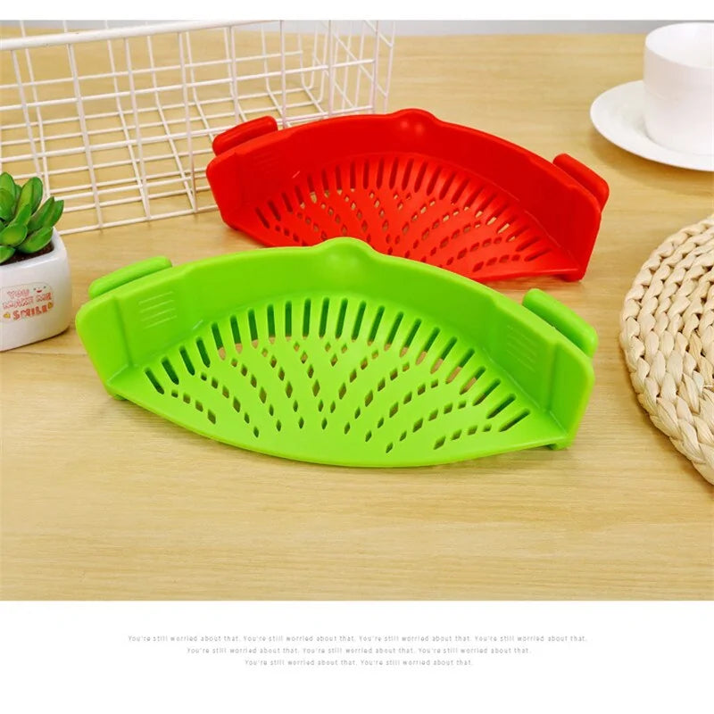 Silicone Clip-On Strainer Towed To Adventure