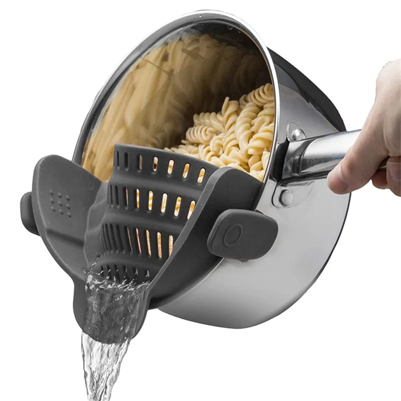 Silicone Clip-On Strainer Towed To Adventure