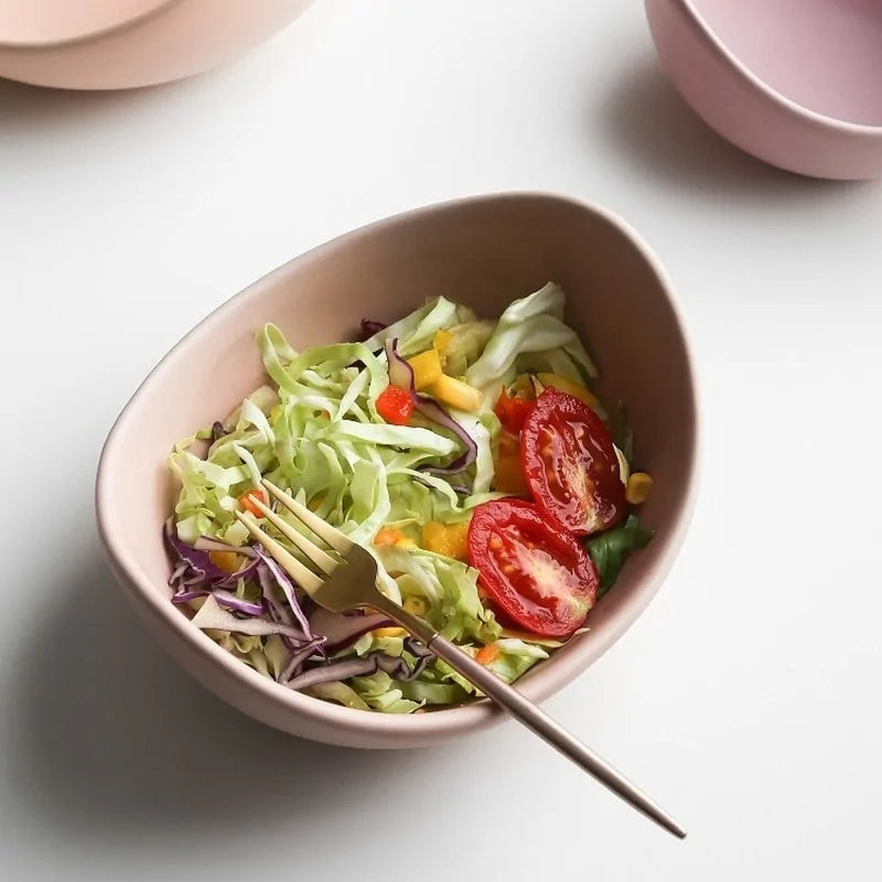 Lotus Ceramic Bowl Dishes And Plates Sets Towed To Adventure