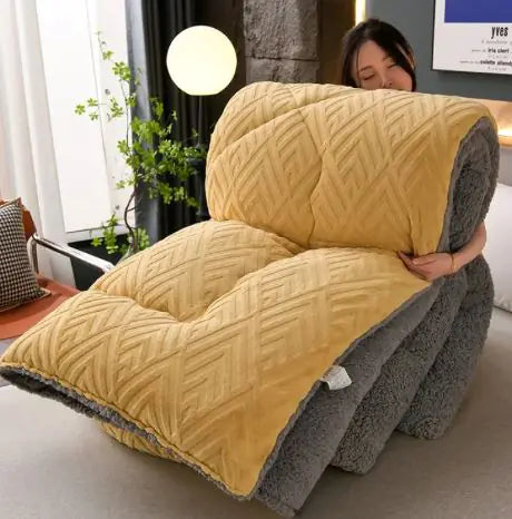Winter Fluffy Warm Comforter Towed To Adventure