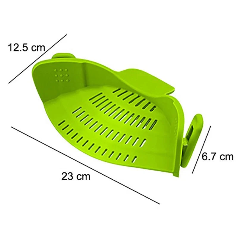 Silicone Clip-On Strainer Towed To Adventure