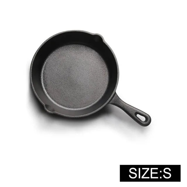 Cast Iron Non-Stick Frying Pan Towed To Adventure