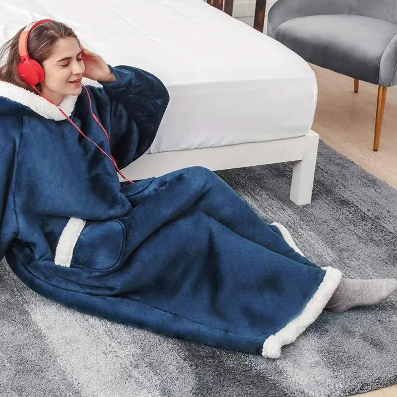 Blanket Sweatshirt Towed To Adventure