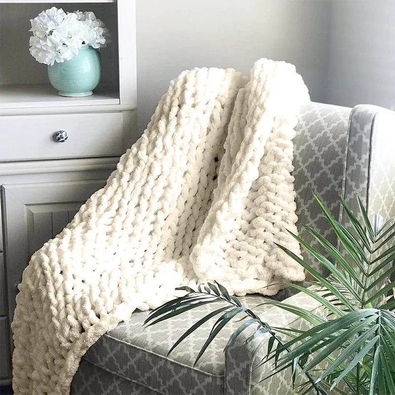 Yarn Knitted Blanket Towed To Adventure