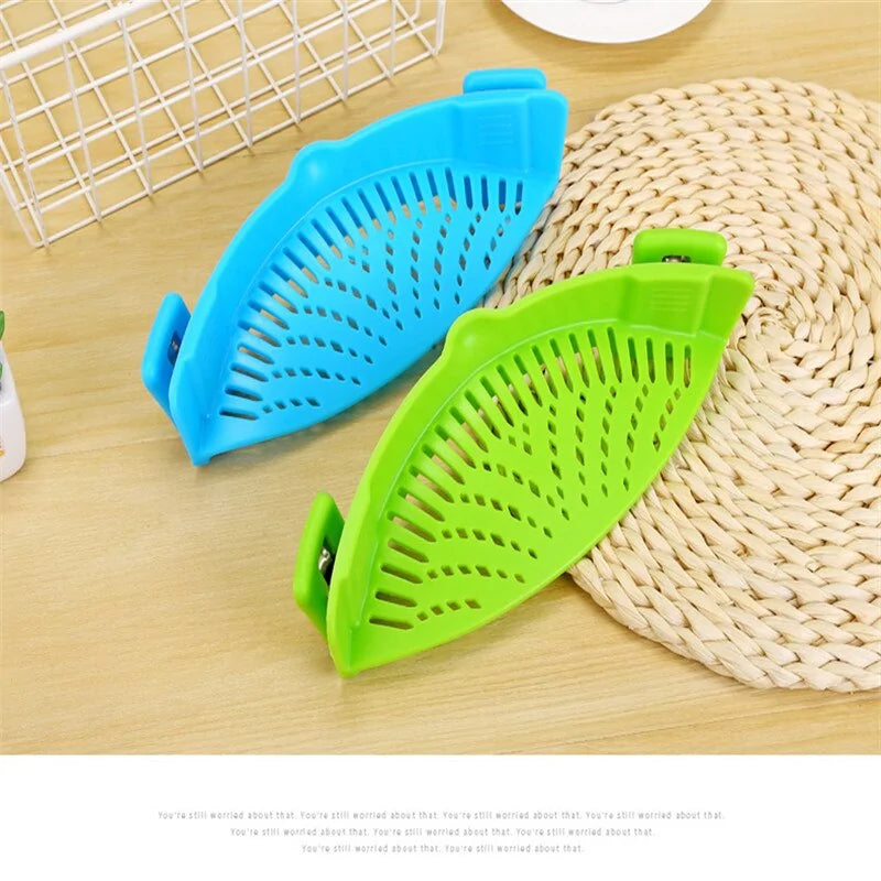 Silicone Clip-On Strainer Towed To Adventure