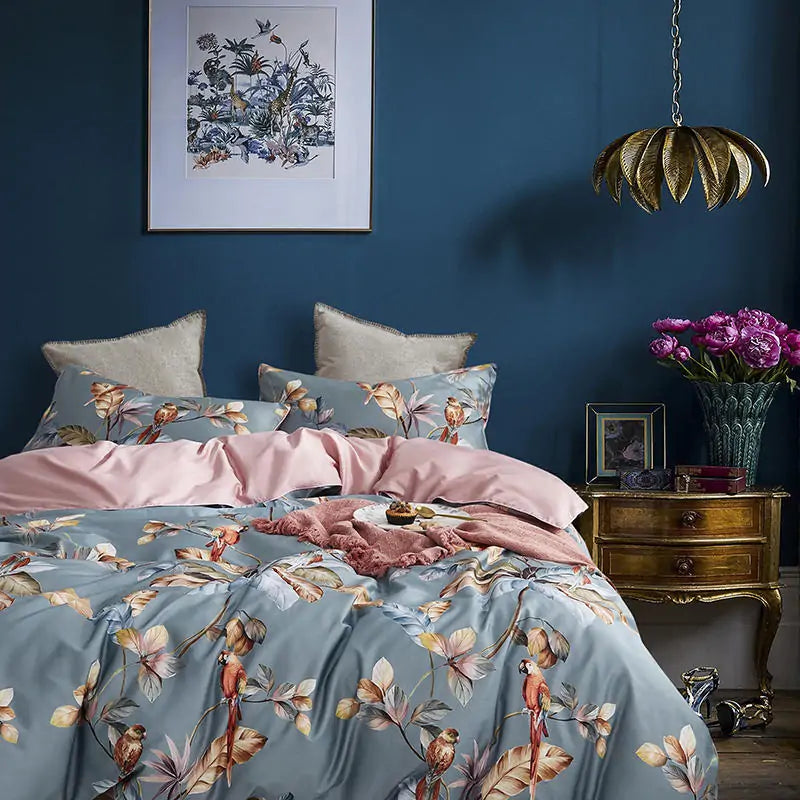 Premium Egyptian Cotton Silky Soft Duvet Cover Set Towed To Adventure