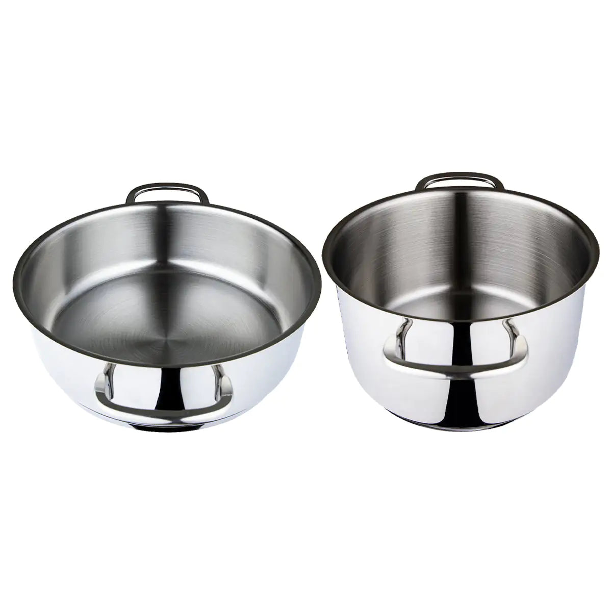 Serenk Modernist Cookware Set Saute Pan Stock Pot, 4 pcs Towed To Adventure