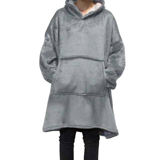 Blanket Hoodie Oversized Towed To Adventure