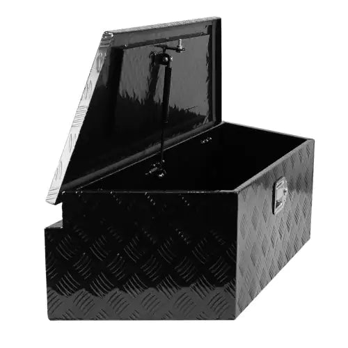 39 Inch Aluminum Utility Trailer Tongue Tool Box 5 Bar Tread Trailer Tongue Box Waterproof Under Truck Storage For Pick Up Truck Bed, RV Trailer, ATV With Lock & Keys 38.8x16.5x12 My Store