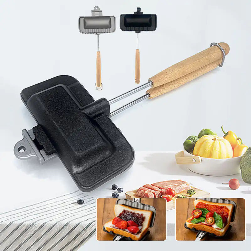 Double-Sided Non Stick Sandwich Baking Pan Towed To Adventure