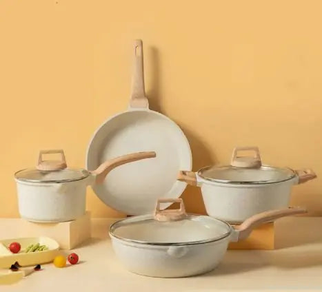 Stone Non-stick Pan Pot Set Towed To Adventure