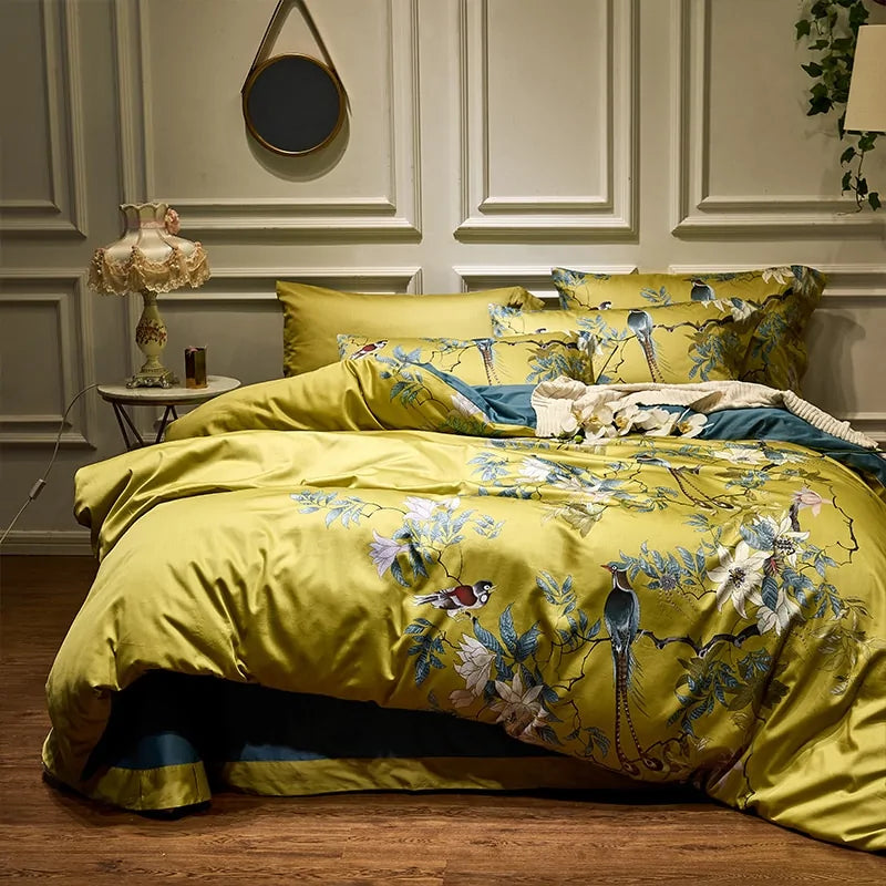 Premium Egyptian Cotton Silky Soft Duvet Cover Set Towed To Adventure