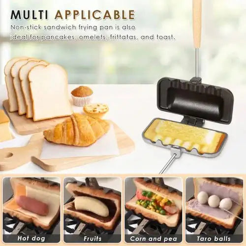 Double-Sided Non Stick Sandwich Baking Pan Towed To Adventure